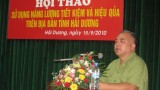 Hội thảo sử dụng năng lượng tiết kiệm và hiệu quả trên địa bàn tỉnh