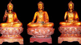 Bộ tượng Tam Thế Phật chùa Côn Sơn, một hiện vật Phật giáo tiêu biểu, được công nhận Bảo vật quốc gia