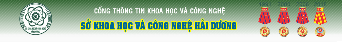 Cổng thông tin điện tử - Sở Khoa hoc và Công nghệ tỉnh Hải Dương