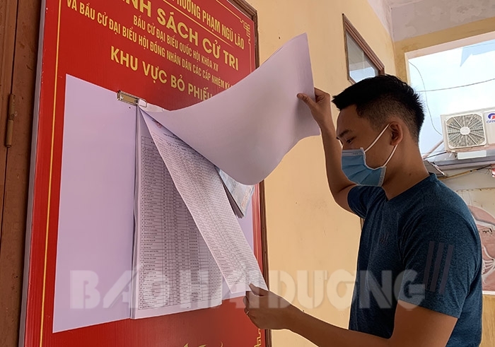 Cơ bản hoàn thành việc niêm yết danh sách cử tri