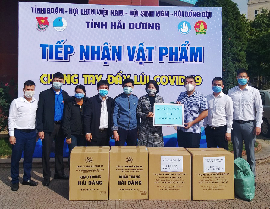 Đoàn Thanh niên Sở Khoa học và Công nghệ tỉnh Hải Dương: chung tay phòng chống dịch Covid 19