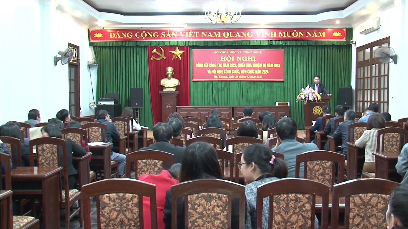 Video Clip: Sở Khoa học và Công nghệ tổng kết năm 2023 và triển khai nhiệm vụ năm 2024