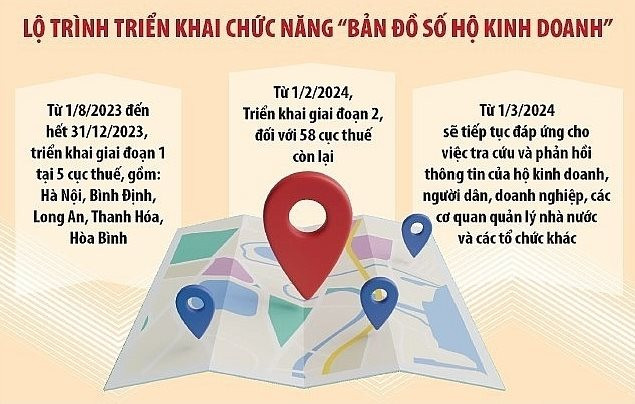 Từ ngày 1/2, Hải Dương đồng loạt triển khai bản đồ số hộ kinh doanh trên địa bàn