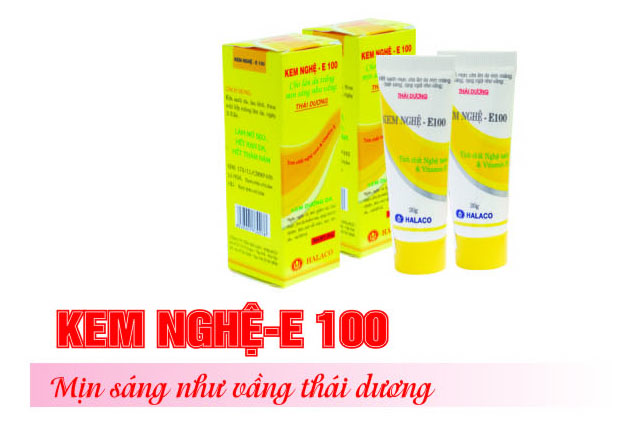 Thu hồi kem dưỡng da kem nghệ E100 do Công ty Tân Hà Lan sản xuất