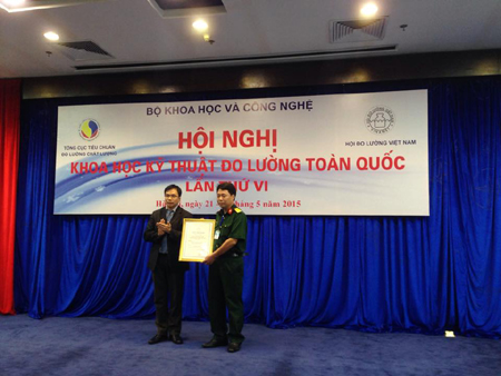 Lễ trao Giải thưởng KHCN Đo lường Việt Nam năm 2015