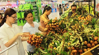 Vải thiều sẽ "lên kệ" siêu thị tại TP Hồ Chí Minh