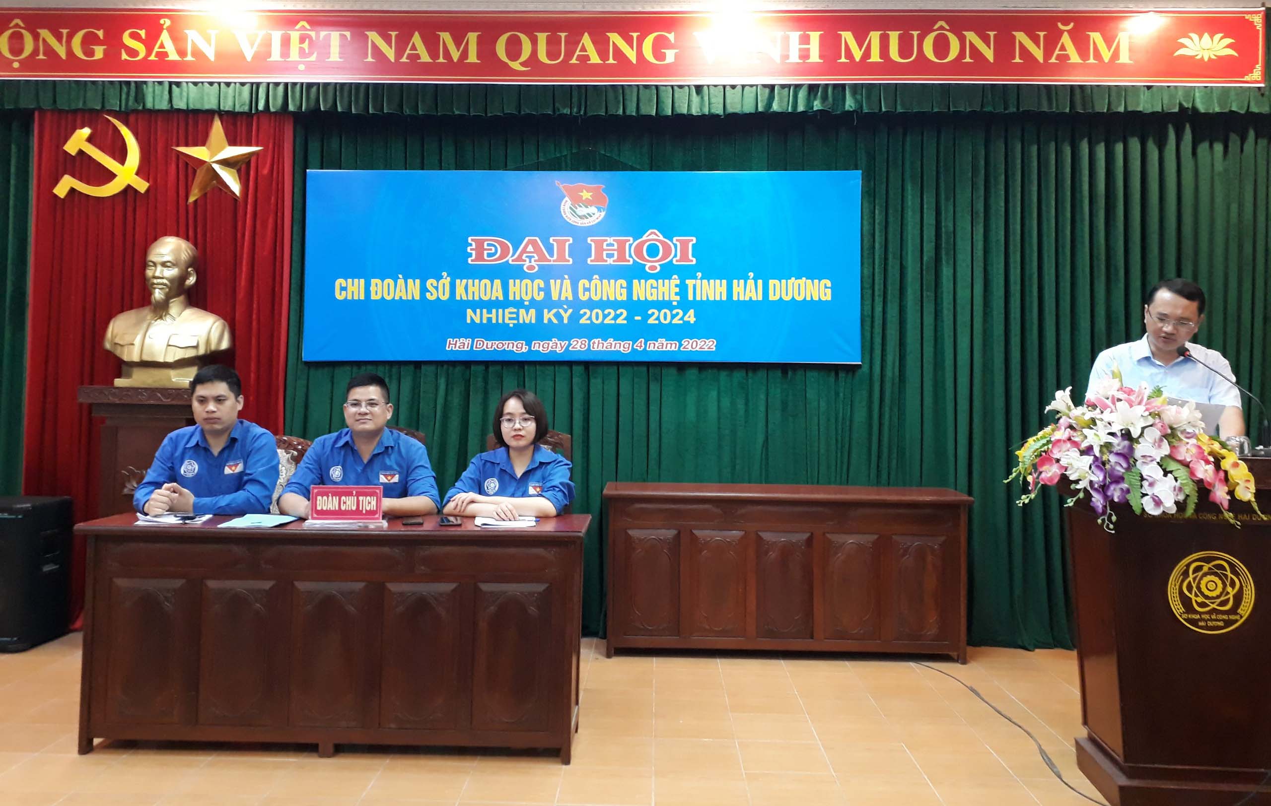 Đại hội chi đoàn Sở Khoa học và Công nghệ tỉnh Hải Dương nhiệm kỳ 2022 - 2024