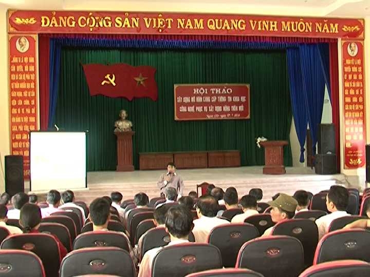 Hội thảo trao đổi kinh nghiệm triển khai mô hình tuyên truyền  thông tin khoa học công nghệ