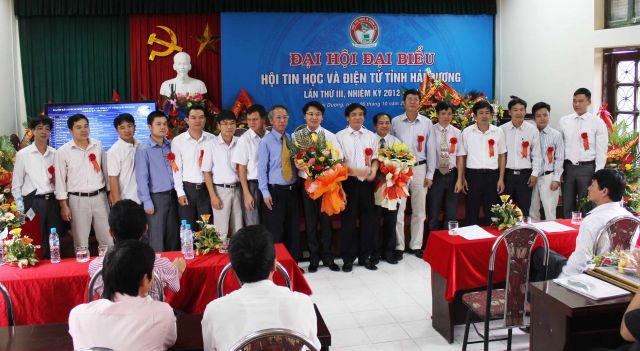 Đại hội đại biểu Hội Tin học và Điện tử tỉnh Hải Dương nhiệm kỳ 2012-2017.