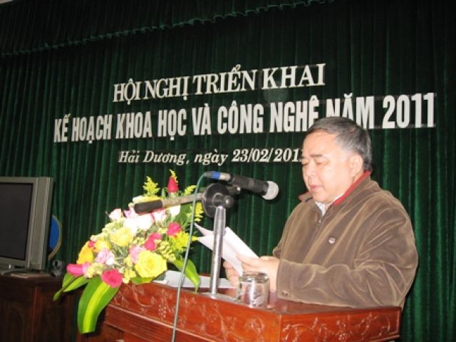 Triển khai kế hoạch khoa học và công nghệ.