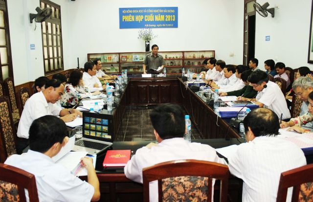 Hội đồng Khoa học và Công nghệ tỉnh tổ chức phiên họp cuối năm 2013