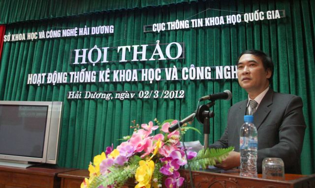 Hội thảo hướng dẫn chế độ báo cáo thống kê tổng hợp khoa học và công nghệ