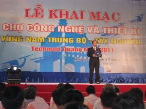 Doanh nghiệp Hải Dương tham gia Hội chợ TechMart Quảng Nam 2011